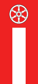 Banner der kreisfreien Stadt Erfurt laut Hauptsatzung.svg