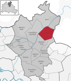 Localisation de Berlin-Karow
