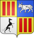 Wappen von Lannemezan Lanamesa