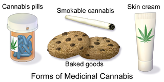 Forms of medical cannabis.