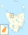 Карта местоположения Burnie City LGA Tasmania с inset.svg