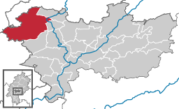 Läget för Butzbach i Wetteraukreis