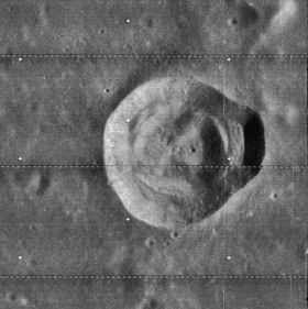 Снимок зонда Lunar Orbiter - IV.