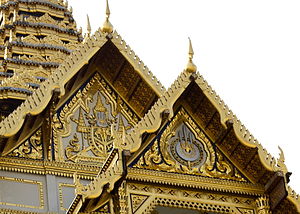 Chakri Mahaprasat Front, Grand Palace, Bangkok...