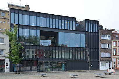 Médiasambre, studio de la RTBF et de Télésambre à Charleroi.