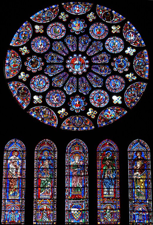 Cattedrale di Chartres, vetrate del transetto sud