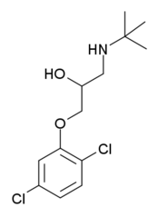 Niepodpisana grafika związku chemicznego; prawdopodobnie struktura chemiczna bądź trójwymiarowy model cząsteczki