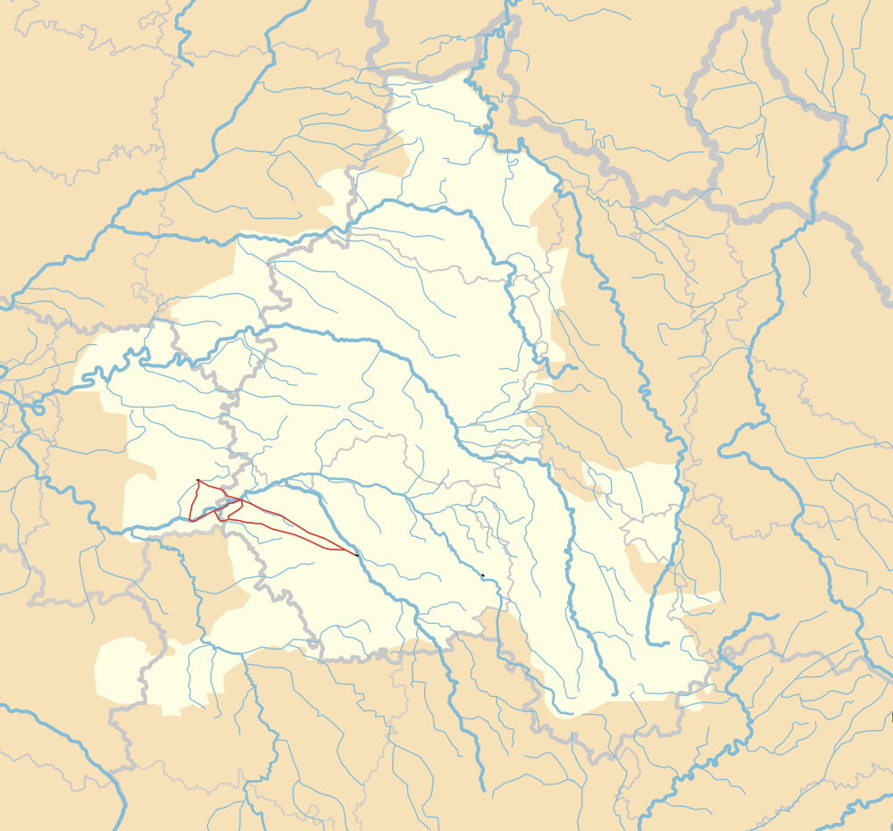 Carte des principaux bourgs frontaliers