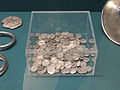 Monedas celtas y romanas del tesoro
