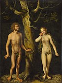 Adam và Eva, Lucas Cranach Trưởng lão