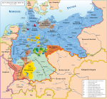 Karte des Deutschen Reiches 1871–1918