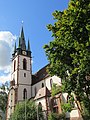 Katholische Pfarrkirche St. Peter und Paul mit Pfarrhaus