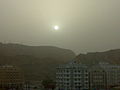 Dust storms are rare in Muscat