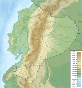 Чимборазо на карти Еквадора