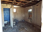 The rooms of El Mirage Motel, such as this one, are in a state of total abandonment.