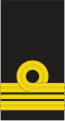 Distintivo per paramano dell'uniforme ordinaria invernale della Royal Navy.