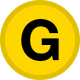 Gold medal icon (G initial).svg