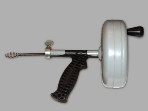 English: Handheld Drain Auger