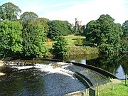 Der River Lune bei Hornby Castle, 13 km vor Lancaster