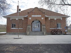 The old schoolhouse in Howell, March 2009