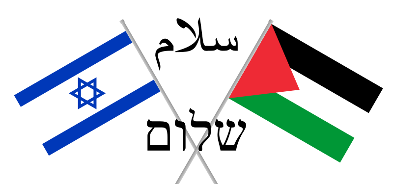 File:Israel and Palestine Peace.svg