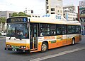 10.5 m車 BDG-HR7JPBE改 伊予鉄バス CNG改造車（フラットフィールド）