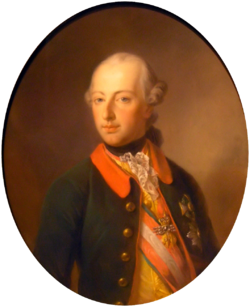 Georg Decker: Portrait vum Chaiser Joseph II.