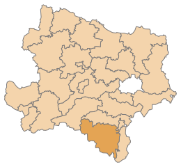 Distret de Neunkirchen - Localizazion