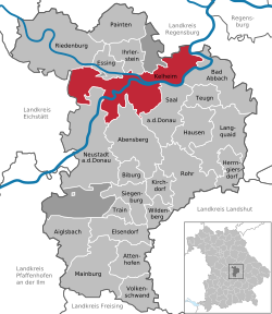Distrikto Kelheim en KEH.
svg