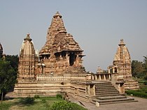 Lakšmanas templis. (930–950) Khadžuraho, Indija.