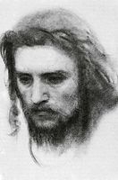 Голова Христа (начерк, 1872)