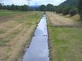 Die Flutmulde in Kulmbach wurde zum Schutz der Stadt bei Hochwasser des Weißen Mains gebaut