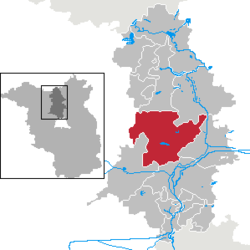 Löwenberger Land – Mappa