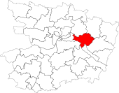 Carte du canton en 2014.