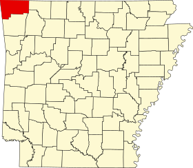 Localisation de Comté de Benton(Benton County)