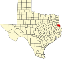 Map of Texas highlighting Shelby County.svg