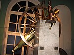 Meridiancirkeln är ett precisionsinstrument för vinkelmätning. Detta tysktillverkade exemplar från 1828 finns att beskåda på Kunstkamera ("konstkammaren") i Sankt Petersburg.