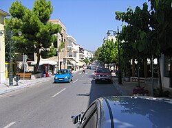 La strada principale di Olimpia