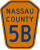 County Route 5B marker