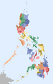PNG map of provinces in the Philippines