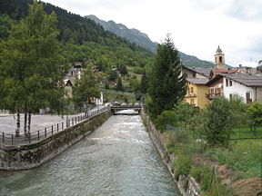 Stura di Demontė Alpėse, Pietraporzio mieste