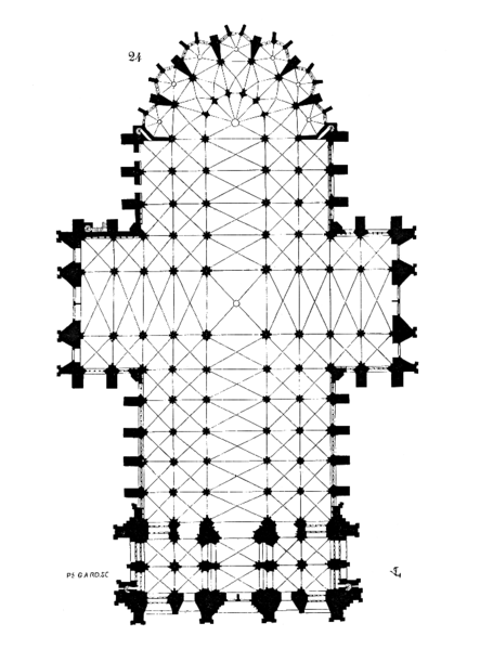 plan katedry w Kolonii