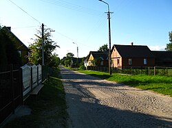 Road in Folwarki Tylwickie