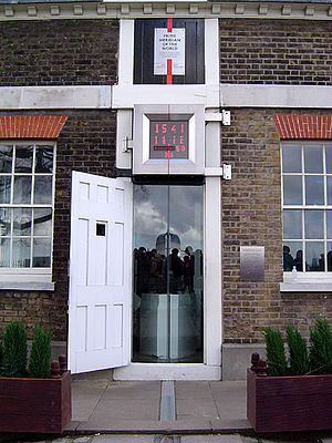 The prime meridian at Greenwich, England
