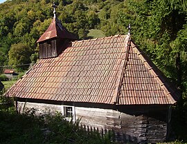 Wooden church in Runcu Mare