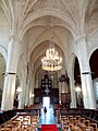 Croisée du transept, vue vers l'ouest.