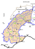 Podział geograficzny Alp Zachodnich wg SOIUSA