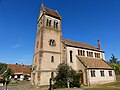 Église protestante clocher