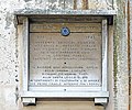 לוח זיכרון לנספים בשואה מיהדות ונציה בכניסה לבית הכנסת הספרדי של ונציה