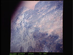 Супутниковий знімок Серра-да-Чели